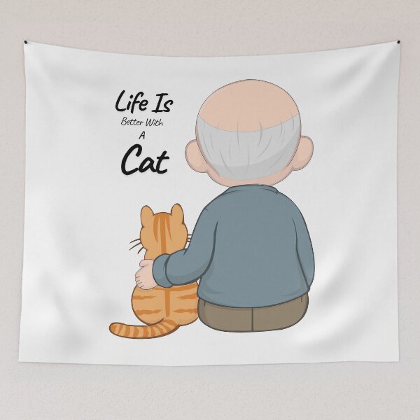 Item preview, Life Is Better With A Cat. designed and sold by Dinasshop.