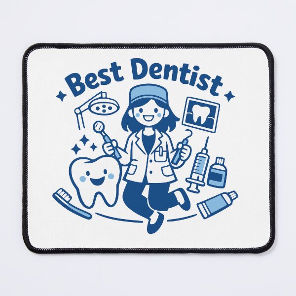 Item preview, Best Female Woman Dentist design designed and sold by YV Designs & Stuff.