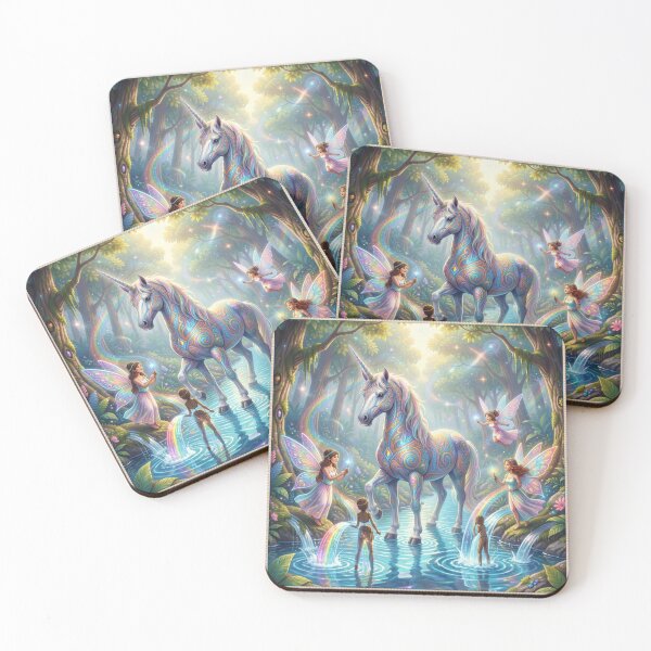 Item preview, Mystic Forest Unicorns – Enchanted Light & Fantasy Magic designed and sold by FotoworldEdel.