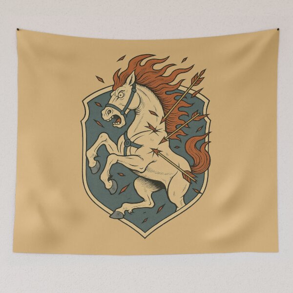 Item preview, Wounded Stallion Refuses to Fall designed and sold by EdvvinStudios.