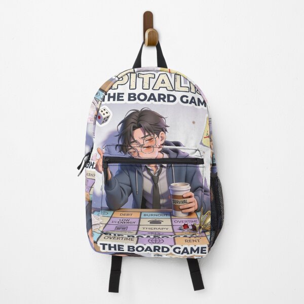 Item preview, Capitalism: The Board Game – Debt, Burnout, and Therapy designed and sold by Panda LuL Art.