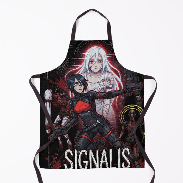 Item preview, Signalis Elster Ariane Red Eyes Pale Dress Glitch Promise Design designed and sold by Senpaiwaves.
