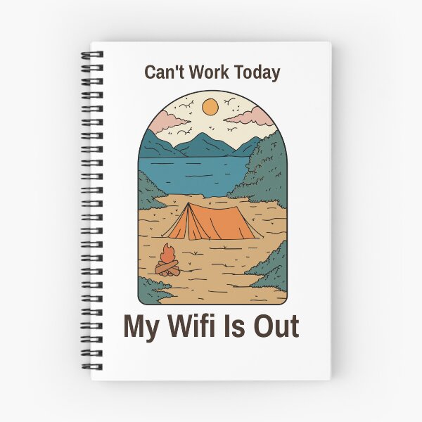Item preview, Can't work today My Wifi is out designed and sold by Farmon52nd.