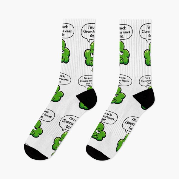 Item preview, Funny Shamrock “I’m a Shamrock, Clovers Have Four Leaves” – Sarcastic St Patrick’s Day Cartoon designed and sold by Globalcitytees.