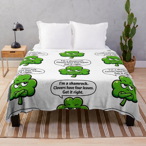 Item preview, Funny Shamrock “I’m a Shamrock, Clovers Have Four Leaves” – Sarcastic St Patrick’s Day Cartoon designed and sold by Globalcitytees.