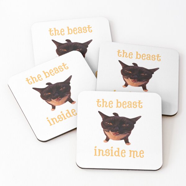 Item preview, The Beast Inside Me - Funny Sarcastic Cat Meme designed and sold by HBDStudio.