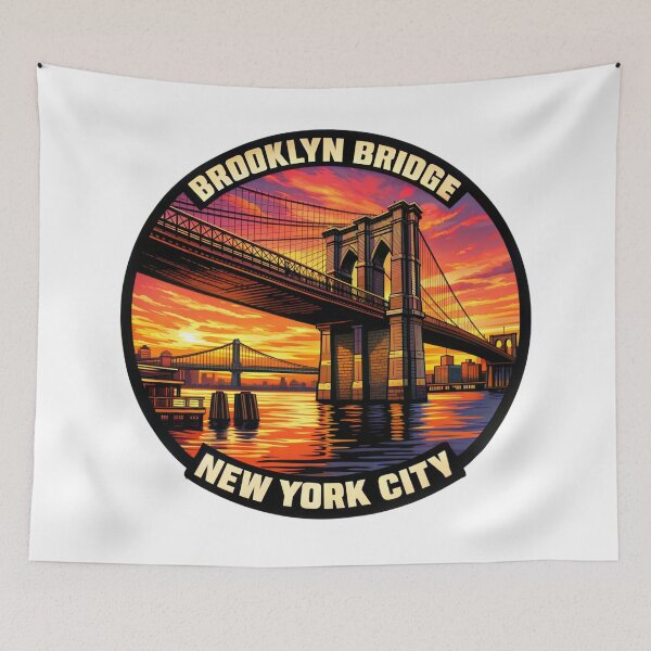Item preview, Brooklyn Bridge - New York City designed and sold by VelvetRoom.