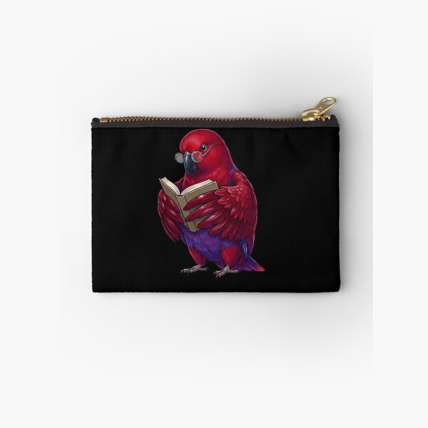 Item preview, Funny Red Eclectus Parrots Reading Book Bird Lover designed and sold by TerryConnells.