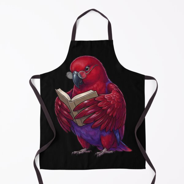 Item preview, Funny Red Eclectus Parrots Reading Book Bird Lover designed and sold by TerryConnells.