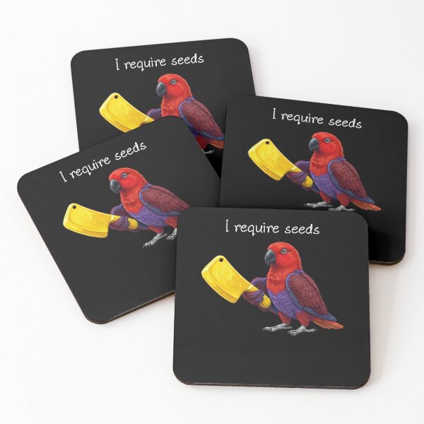 Item preview, Funny Red Eclectus Parrot Require Seeds Bird Lover designed and sold by TerryConnells.
