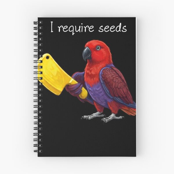 Item preview, Funny Red Eclectus Parrot Require Seeds Bird Lover designed and sold by TerryConnells.