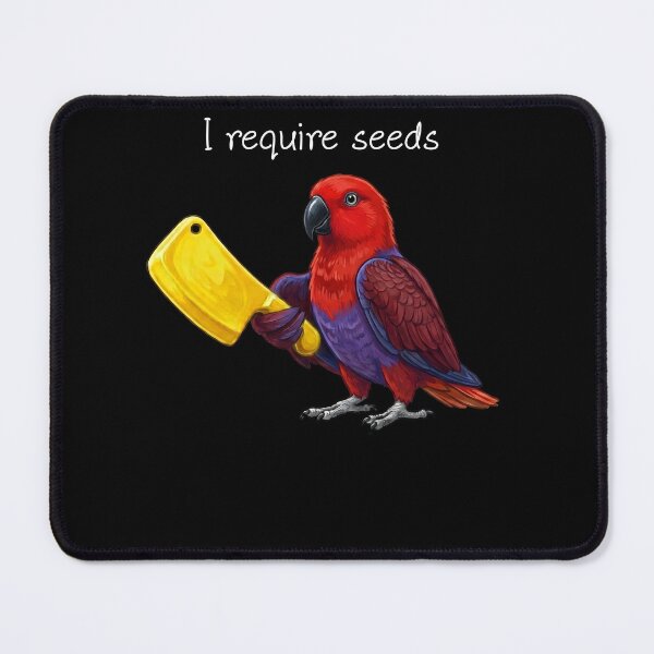 Item preview, Funny Red Eclectus Parrot Require Seeds Bird Lover designed and sold by TerryConnells.