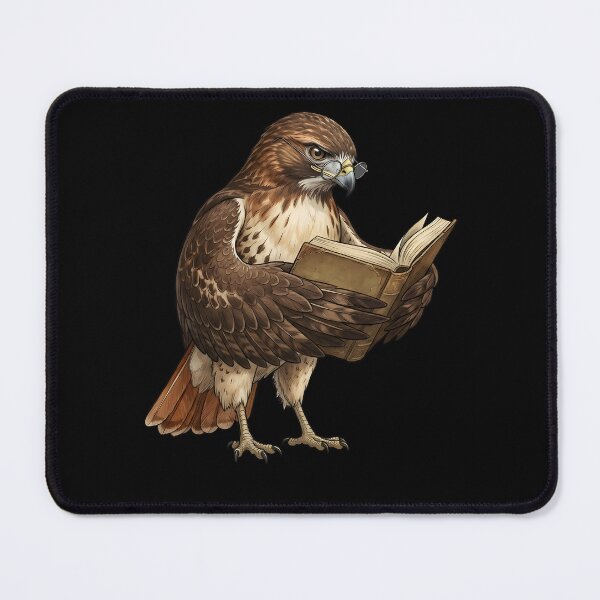Item preview, Funny Red-tailed Hawk Reading Book Bird Lover Birding designed and sold by TerryConnells.