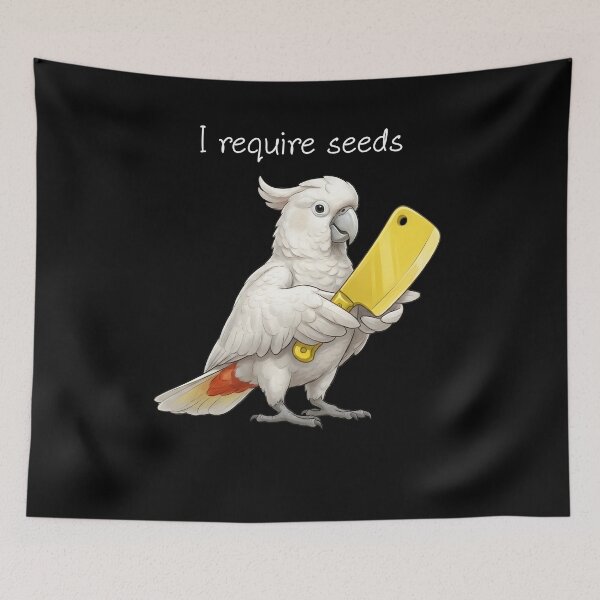 Item preview, Funny Red-vented Cockatoo Parrot Require Seeds Bird Lover designed and sold by TerryConnells.