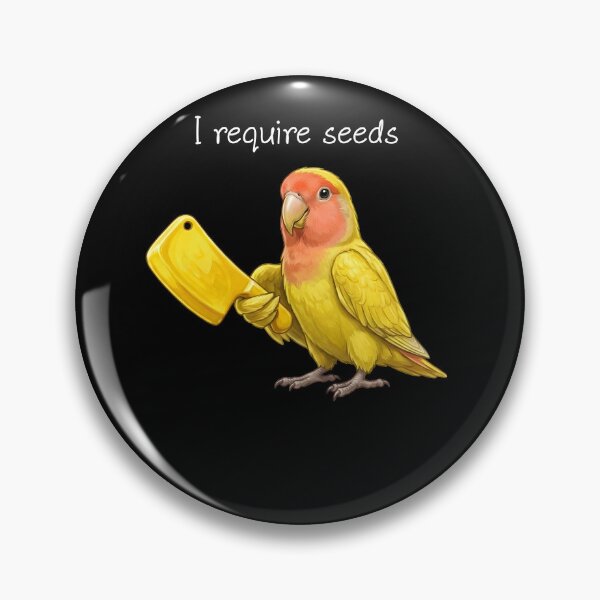 Item preview, Funny Rosy Faced Yellow Lovebird Parrot Require Seeds Bird Lover designed and sold by TerryConnells.