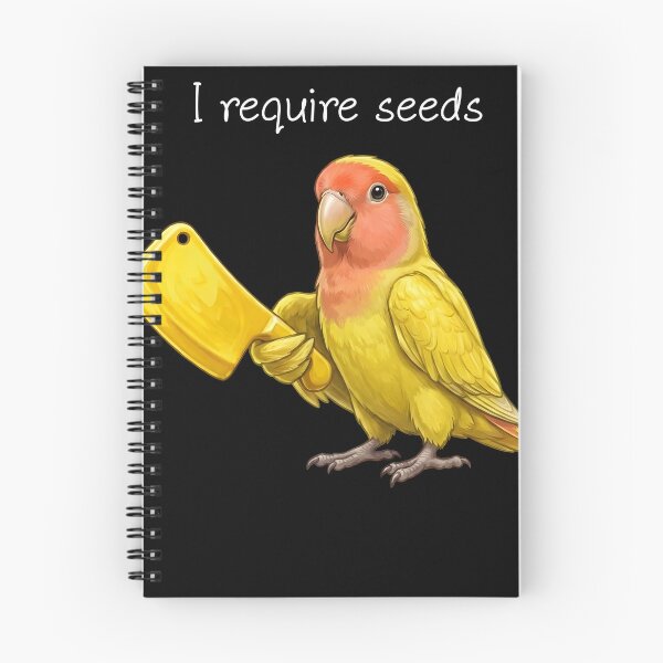 Item preview, Funny Rosy Faced Yellow Lovebird Parrot Require Seeds Bird Lover designed and sold by TerryConnells.