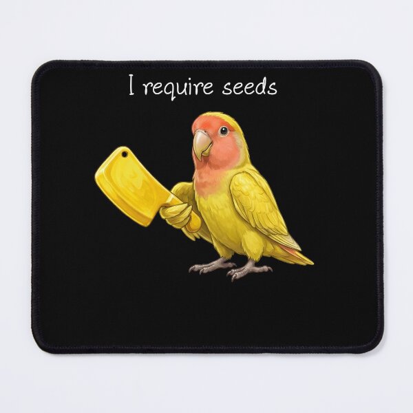 Item preview, Funny Rosy Faced Yellow Lovebird Parrot Require Seeds Bird Lover designed and sold by TerryConnells.