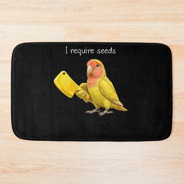 Item preview, Funny Rosy Faced Yellow Lovebird Parrot Require Seeds Bird Lover designed and sold by TerryConnells.