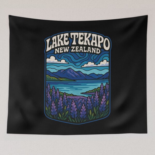 Item preview, Lake Tekapo New Zealand Travel designed and sold by TomFrontierArt.