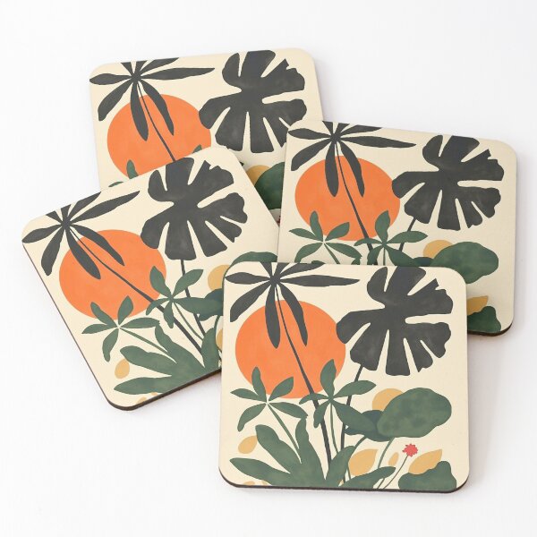 Item preview, Terracotta Sun Botanical Silhouettes designed and sold by trajeado14.