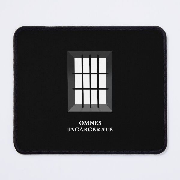 Item preview, Barred window with the inscription: Omnes incarcerate designed and sold by atelier-vladi.