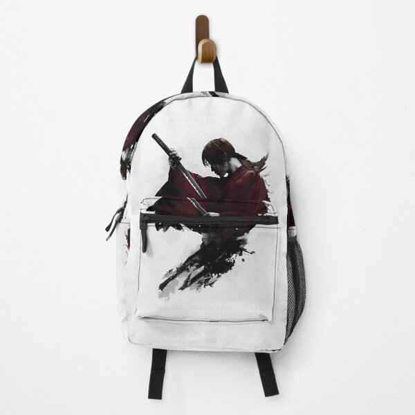 Item preview, Crimson Shadow Samurai – Minimalist Japanese Warrior Ink Art designed and sold by Dyan4.