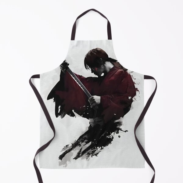 Item preview, Crimson Shadow Samurai – Minimalist Japanese Warrior Ink Art designed and sold by Dyan4.