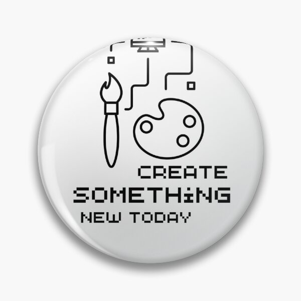 Item preview, Create Something New Today Creative Developer Artist Inspiration Motivation designed and sold by Yassine Line Studio.