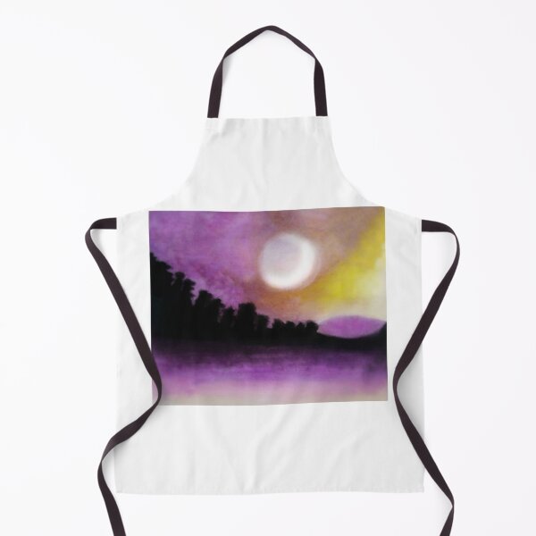 Item preview, Hill with Moon Landscape designed and sold by ruler-of-nature.