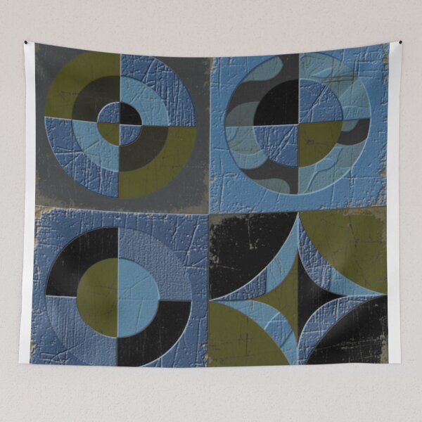 Item preview, circular dialogue dark colorful circle geometric abstract design designed and sold by SmashingDeals.