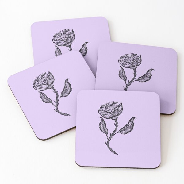 Item preview, sweet rose illustration, love and romance flower, beauty, grace designed and sold by Half Mess.