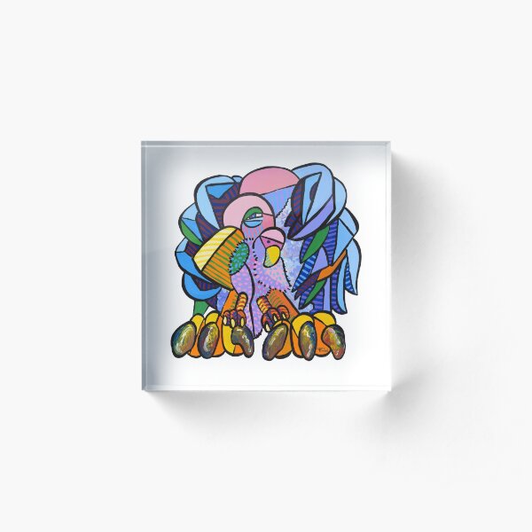 Vulture Momma Acrylic Block