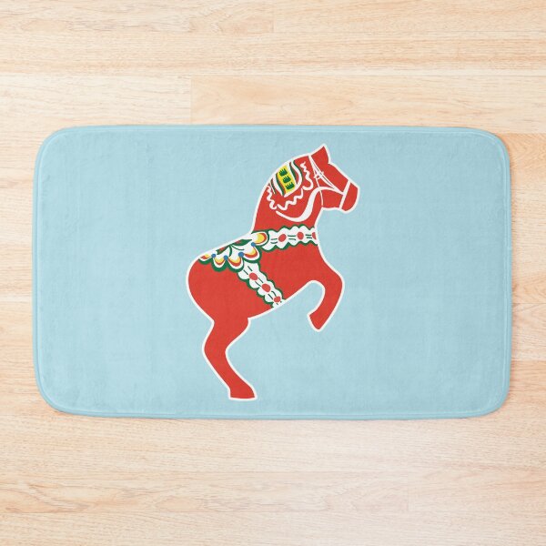 Item preview, Hoppande röd Dalahäst - Rearing Red Dala Horse designed and sold by knappidesign.