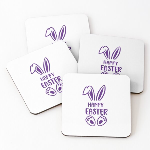 Item preview, Happy Easter Bunny Ears and Paws Design  designed and sold by GiraffeandStuff.
