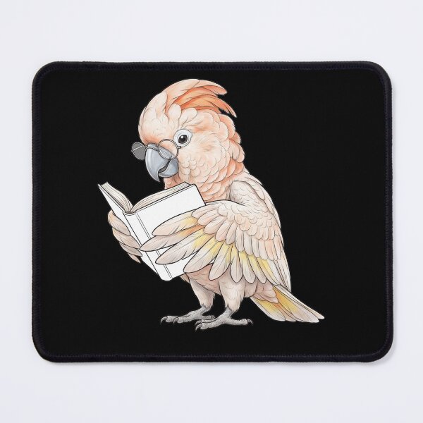 Item preview, Funny Salmon-crested Cockatoo Parrots Reading Book Bird Lover designed and sold by TerryConnells.