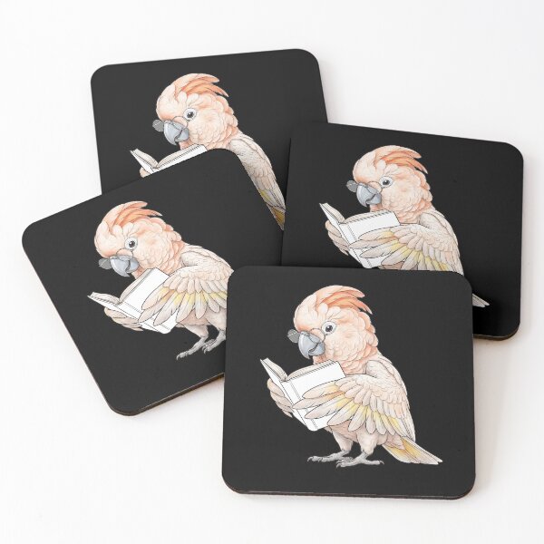 Item preview, Funny Salmon-crested Cockatoo Parrots Reading Book Bird Lover designed and sold by TerryConnells.
