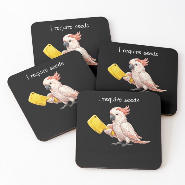 Item preview, Funny Salmon-crested Cockatoo Parrot Require Seeds Bird Lover designed and sold by TerryConnells.