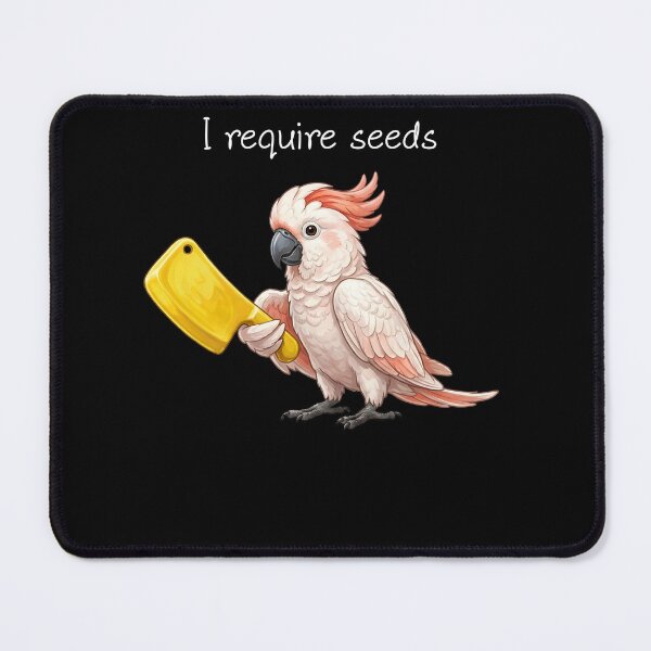 Item preview, Funny Salmon-crested Cockatoo Parrot Require Seeds Bird Lover designed and sold by TerryConnells.