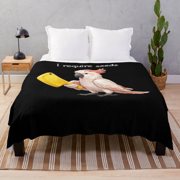 Item preview, Funny Salmon-crested Cockatoo Parrot Require Seeds Bird Lover designed and sold by TerryConnells.