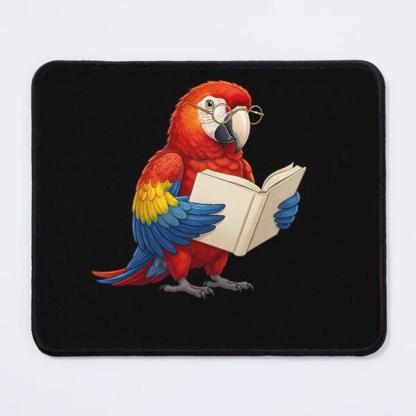 Item preview, Funny Scarlet Macaw Parrots Reading Book Bird Lover designed and sold by TerryConnells.