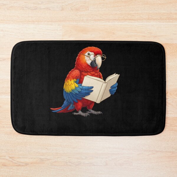 Item preview, Funny Scarlet Macaw Parrots Reading Book Bird Lover designed and sold by TerryConnells.