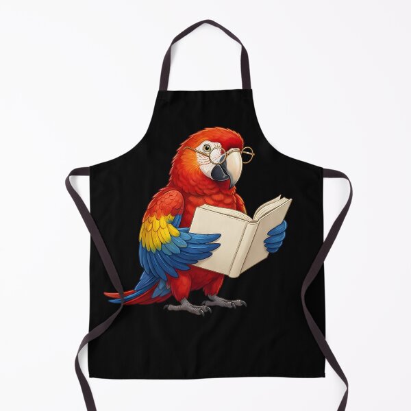 Item preview, Funny Scarlet Macaw Parrots Reading Book Bird Lover designed and sold by TerryConnells.