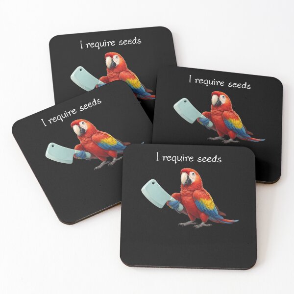 Item preview, Funny Scarlet Macaw Parrot Require Seeds Bird Lover designed and sold by TerryConnells.
