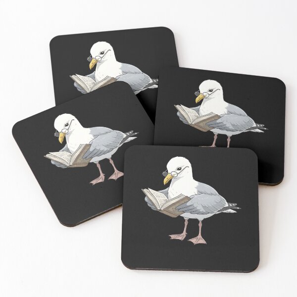 Item preview, Funny Seagull Reading Book Bird Lover Birding designed and sold by TerryConnells.