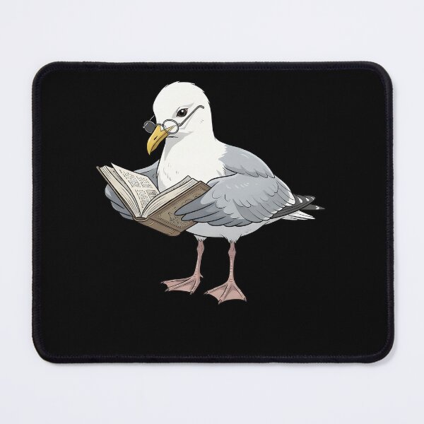 Item preview, Funny Seagull Reading Book Bird Lover Birding designed and sold by TerryConnells.