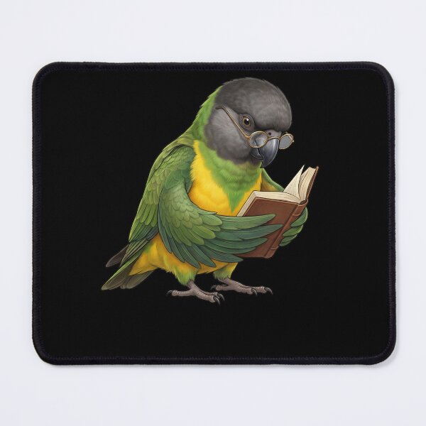 Item preview, Funny Senegal Parrots Reading Book Bird Lover designed and sold by TerryConnells.