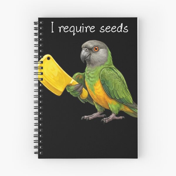 Item preview, Funny Senegal Parrot Require Seeds Bird Lover designed and sold by TerryConnells.