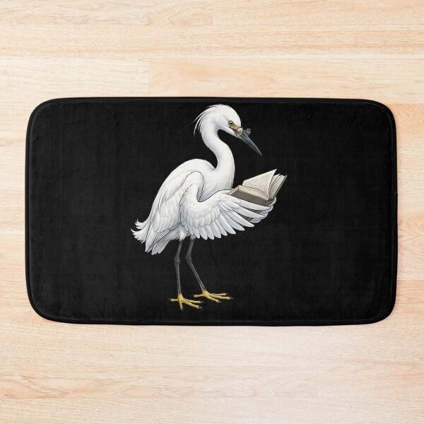 Item preview, Funny Snowy Egret Reading Book Bird Lover Birding designed and sold by TerryConnells.
