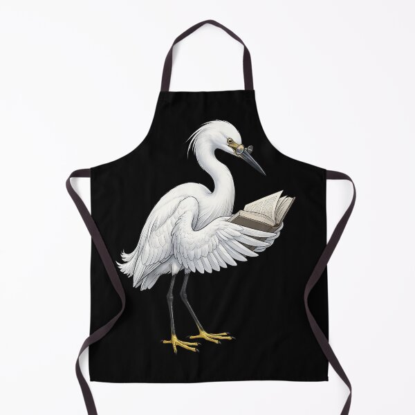 Item preview, Funny Snowy Egret Reading Book Bird Lover Birding designed and sold by TerryConnells.