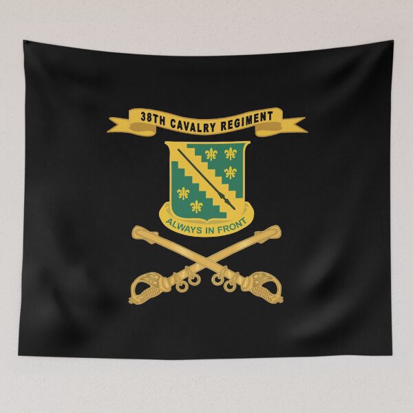 Item preview, Army  - 38th Cavalry Regiment w Ribbon - Br X 300 designed and sold by Military Insignia Products.